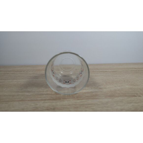 Nutella 2024 Holiday Glass Jar Cup Sweater Pattern Orange Snowflake Collectible - Picture 2 of 2